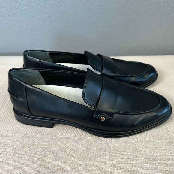 NWOB ** Franco Sarto Kira Slip-on Minimalist Loafer Comfort Black Size 8.5 - Picture 2 of 8